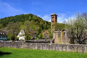 Baden Wurttemberg Landmarks Drucke: Hirsau Monastery, former monastery complex of St