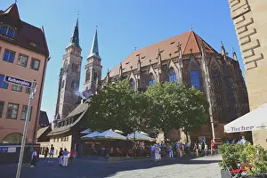 Southern German Food Photography Drucke: In the historic centre of Nuremberg