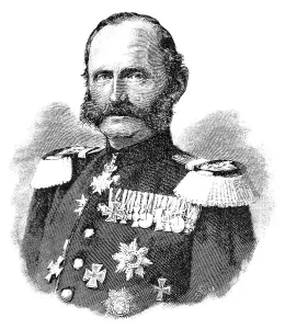 Historical German Royalty Drucke: Historic drawing
