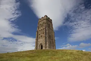 UK Landmarks Drucke: The historic Glastonbury Tor in Somerset