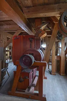 Central Europe Structures Drucke: Historic grain mill in a former corn mill