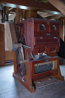 Central Europe Buildings Drucke: Historic grain mill in a former corn mill