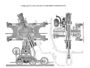 Raw Material Extraction Process Drucke: Improved coal and ore processing machine