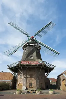 Historic Windmill Germany Drucke: Historic windmill, slaughter mill
