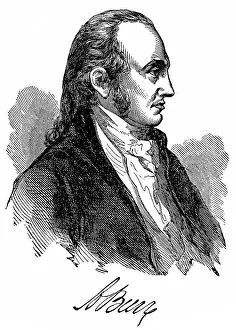 Historical American Politician Drucke: Historical drawing from the U.S