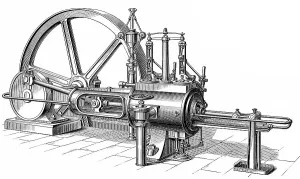 Technical Drawing Blueprint Drucke: Historical graphic representation