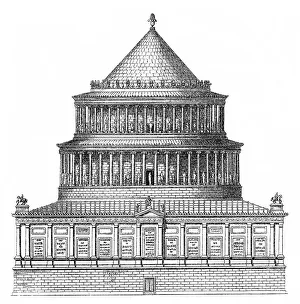 Mausoleum Of Hadrian Drucke: Historical graphic representation