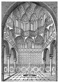 Granada Province Landmarks Drucke: Historical graphic representation