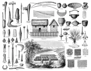 Historic Building Reconstruction Drucke: Historical graphic representation