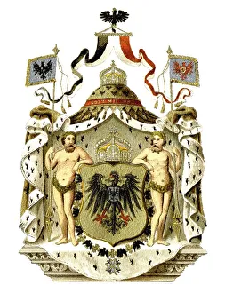 Imperial Eagle Symbolism Drucke: Historical graphic representation