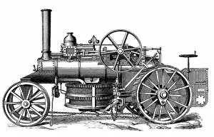 Historical Farming Equipment Drucke: Historical graphic representation