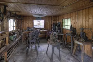 Middle Franconia Museum Building Drucke: Historical machines, tools for metal processing
