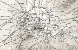 Greek Urban Environment Drucke: Historical map of ancient Athens