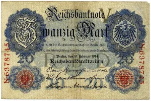 Geschichtlicher Hinweis, Reichsbanknote