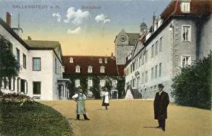 German Castles History Drucke: Historical postcard around 1900