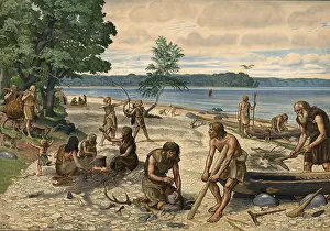 Archeological Representation Drucke: Historical presentation from 1907