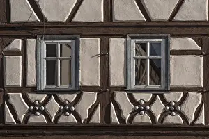 Half Timbered Houses Europe Drucke: Historical timber framework from 1672