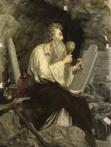 Moses Ten Commandments Drucke: History of the Prophet Moses, Moses with the Ten Commandments