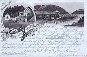 Public Domain Image Archive Drucke: Hoerschel am Rennsteig, Thuringia