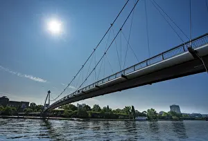 European River Landscapes Drucke: The Hohlbeinsteg across the Main