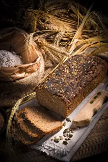 Homemade Bread Drucke: Homemade whole wheat bread
