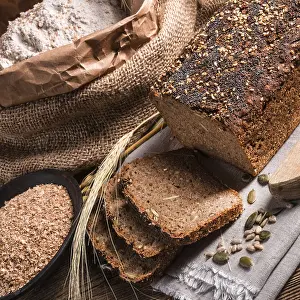 Homemade Bread Drucke: Homemade whole wheat bread