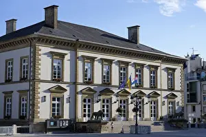Drucke von Rathaus, Place Guillaume II, Luxemburg, Stadt Luxemburg, Luxemburg Luxemburg Drucke: Rathaus, Platz Wilhelm II.
