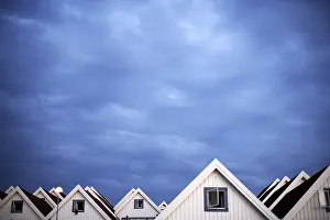Urban Architecture Photography Drucke: House roofs