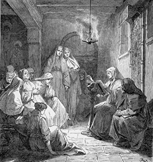 European Literary Icon Drucke: Hrotsvitha of Gandersheim, 935
