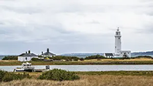 Hurst Spit Fortress Drucke: Hurst Point Lighthouse and Hurst Castle