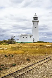 Hurst Spit Fortress Drucke: Hurst Point Lighthouse and Hurst Castle