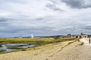 United Kingdom Defence Works Drucke: Hurst Point Lighthouse and Hurst Castle