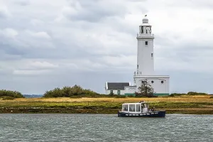 Hurst Castle UK Drucke: Hurst Point Lighthouse and Hurst Castle