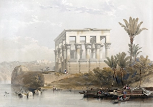 African Heritage Sites Drucke: The hypethral temple complex in Philae