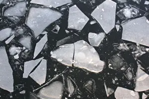 Open Air Water Bodies Drucke: Ice floes