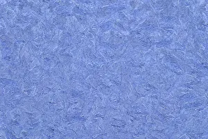 Blue Background Flowers Drucke: Ice flowers