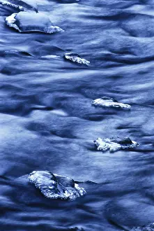 Ice Formations Drucke: Ice formations in a stream