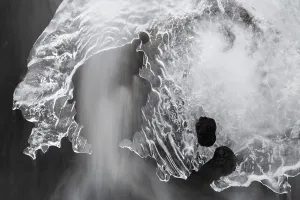 Ice Formations Drucke: Ice formations at a stream, Soeroeya