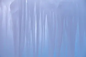 Austria Winter Landscape Drucke: Ice structures, icicles, Vomperloch