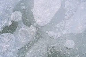 Storsjon Frozen Lake Drucke: Ice structures, Storsjon, Ostersund