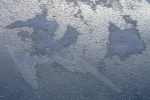 Scandinavian Ice Patterns Drucke: Ice structures, Storsjon, Ostersund