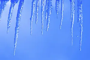 Uninhabited Winter Wonderland Drucke: Icicles