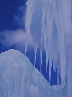 Cold Weather Photography Drucke: Icicles