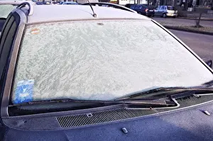 Ice Cream Drucke: Icy windscreen
