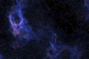 Deep Space Stars Drucke: Illustration of some stars in the deep space