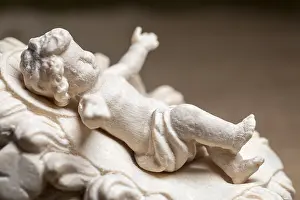 Wooden Crib Figure Drucke: I'm standing at your crib here