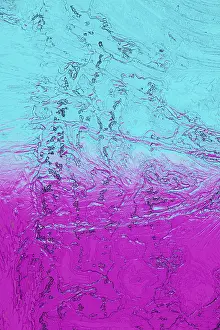Close Up Images Drucke: This image captures the intricate beauty of microcrystals under a microscope