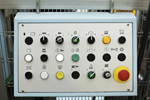 Symbolic Representation Drucke: Image of control panel, buttons with icons