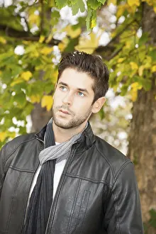 Self Confident Male Drucke: An image of a cool young man