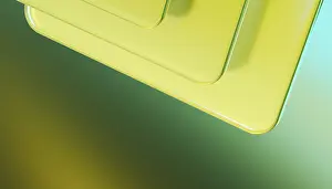 Abstract 3D Render Drucke: This image features an abstract 3D render of fluid